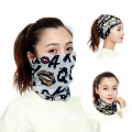 man and women with multipurpose winter neck warmer to keep warm polar fleece neck warmer